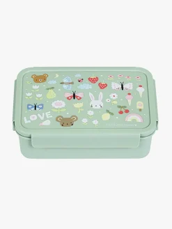 ALittleLovelyCompany Spisetid*A Little Lovely Company Bento Madkasse, Joy Grøn