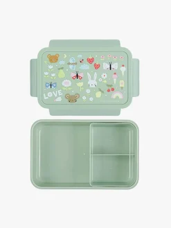 ALittleLovelyCompany Spisetid*A Little Lovely Company Bento Madkasse, Joy Grøn