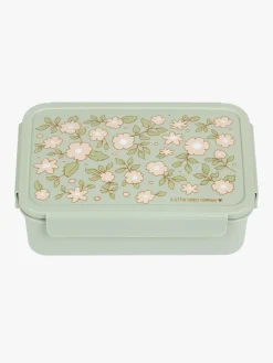 ALittleLovelyCompany Spisetid*A Little Lovely Company Bento Madkasse, Blomstersalvie Grøn