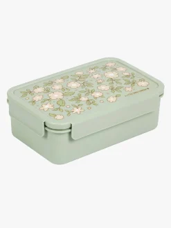 ALittleLovelyCompany Spisetid*A Little Lovely Company Bento Madkasse, Blomstersalvie Grøn