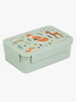 ALittleLovelyCompany Spisetid*A Little Lovely Company Bento Madkasse, Skovens Venner Grøn