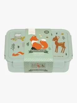 ALittleLovelyCompany Spisetid*A Little Lovely Company Bento Madkasse, Skovens Venner Grøn