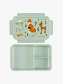 ALittleLovelyCompany Spisetid*A Little Lovely Company Bento Madkasse, Skovens Venner Grøn