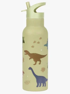 ALittleLovelyCompany Spisetid*A Little Lovely Company Stainless steel XL Drikkedunk, Dinosaurs Grøn
