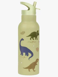 ALittleLovelyCompany Spisetid*A Little Lovely Company Stainless steel XL Drikkedunk, Dinosaurs Grøn