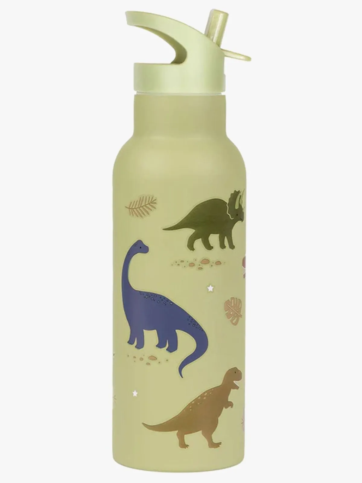 ALittleLovelyCompany Spisetid*A Little Lovely Company Stainless steel XL Drikkedunk, Dinosaurs Grøn