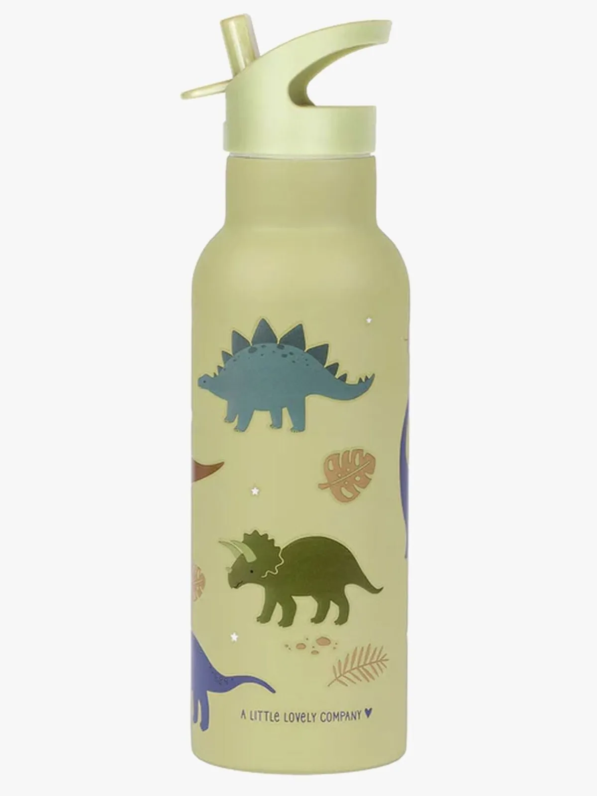 ALittleLovelyCompany Spisetid*A Little Lovely Company Stainless steel XL Drikkedunk, Dinosaurs Grøn