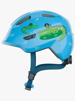 ABUS Cykler*Smiley Hjelm, Blue Croco Blå