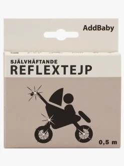 AddBaby Reflekstape 0.5 m, Sølvfarvet