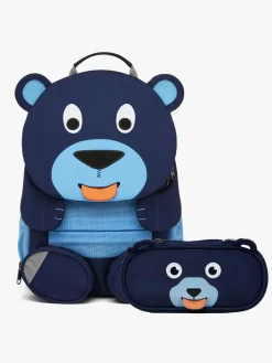 Børn Affenzahn Tasker>Large Friend Rygsæk 8L & Penalhus, Bear