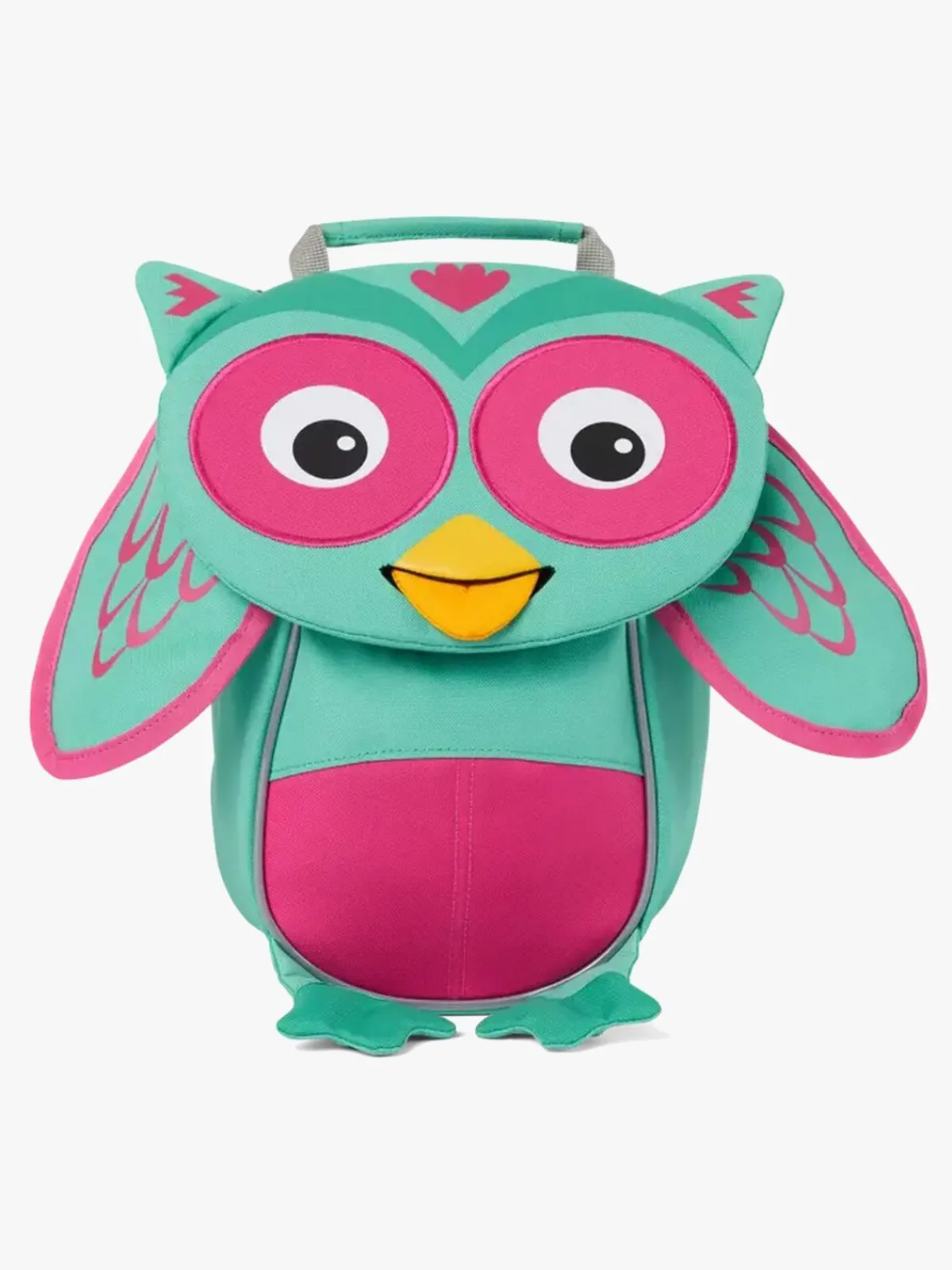 Affenzahn Tasker*Small Friend Rygsæk 4L, Owl Grøn/Lyserød