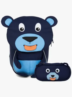 Børn Affenzahn Tasker>Small Friend Rygsæk 4L & Penalhus, Bear