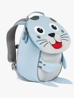 Affenzahn Tasker*Small Friend Rygsæk 4L, Seal Rød/Grå/Blå