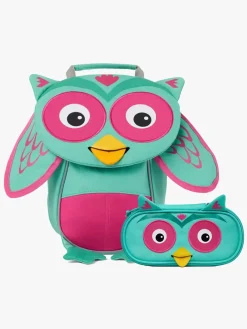 Børn Affenzahn Small Friend Rygsæk 4L & Penalhus, Owl