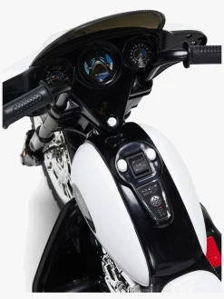 AlexGarage1 Alex's Garage Elmotorcykel Lille, Hvid/Sort