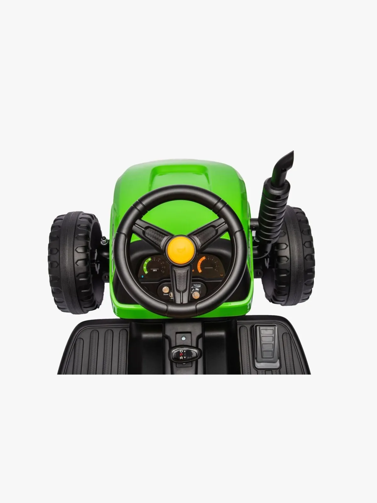 AlexGarage1 Elbiler & -Køretøjer*Alex's Garage Eltraktor med Trailer, Grøn Grøn