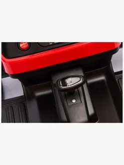 AlexGarage1 Elbiler & -Køretøjer></noscript>Alex's Garage Eltraktor med Trailer, Rød