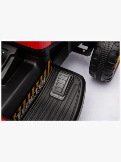 AlexGarage1 Elbiler & -Køretøjer></noscript>Alex's Garage Eltraktor med Trailer, Rød