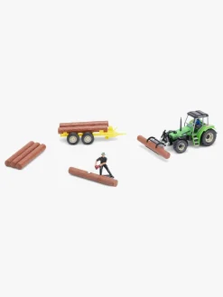 AlexGarage1 Legetøjsbiler & -Fartøjer*Alex's Garage Farm Truck Skogbrug 1:32 Grøn