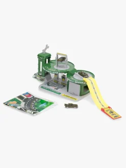 AlexGarage1 Legetøjsbiler & -Fartøjer*Alex's Garage Militær Parkeringsgarage Grøn