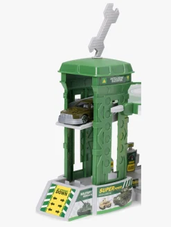 AlexGarage1 Legetøjsbiler & -Fartøjer*Alex's Garage Militær Parkeringsgarage Grøn