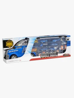 Børn AlexGarage1 Alex's Garage Police Squad Lastbil med Transportmidler