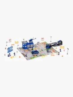 AlexGarage1 Legetøjsbiler & -Fartøjer*Alex's Garage Politistation Legesæt 50 Blå/Flerfarvet