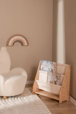 AliceFox Børnemøbler*Alice & Fox Canvas  Mini Bogreol, Natur Beige