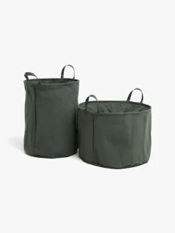 Børn AliceFox Alice & Fox DINA Opbevaringskurv 2-pak, Dusty Green