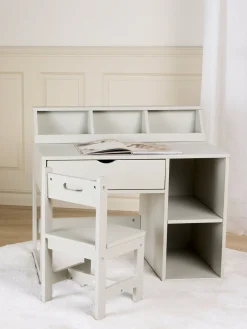 Børn AliceFox Alice & Fox FAY Skrivebord med Stol, Light Grey