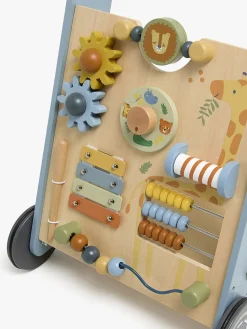 AliceFox Babylegetøj*Alice & Fox Gåvogn Safari, Blå Flerfarvet