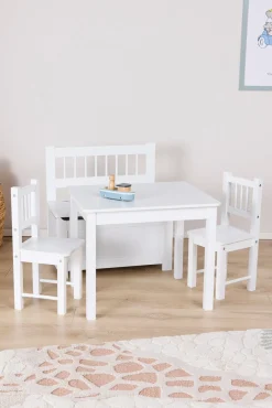 Børn AliceFox Børnemøbler>Alice & Fox LOVIS Bord & Stole + Sofa med Opbevaring, Hvid