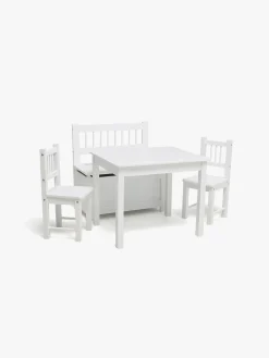Børn AliceFox Børnemøbler>Alice & Fox LOVIS Bord & Stole + Sofa med Opbevaring, Hvid