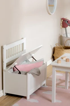 Børn AliceFox Børnemøbler></noscript>Alice & Fox LOVIS Bord & Stole + Sofa med Opbevaring, Hvid