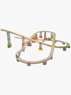 AlphaBoosterZ Togbaner & Legeborde*Alpha BoosterZ Track Connectors All In One Block Box Large Byggesæt 93 Dele