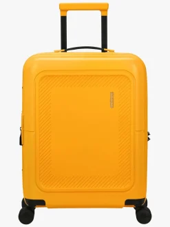 Børn AmericanTourister Tasker>American Tourister Dashpop Kuffert 41-47L & Toilettaske POP, Golden Yellow