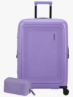 AmericanTourister Tasker*American Tourister Dashpop Kuffert 76-84L & Toilettaske POP, Violet Purple