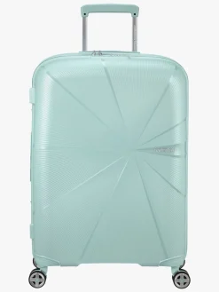 Børn AmericanTourister American Tourister StarVibe Spinner Kuffert 70-77L, Metallic Surf Blue