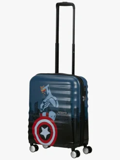AmericanTourister Tasker*American Tourister Wavebreaker Kuffert 36L, Marvel Captain America City Blå