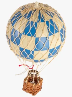 Authentic Models Interiør*Floating the Skies Luftballon Ternet Mønster, Blå