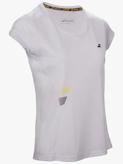 Babolat Ketsjersport|Sportstøj>Core Flag Club Girl T-Shirt, White