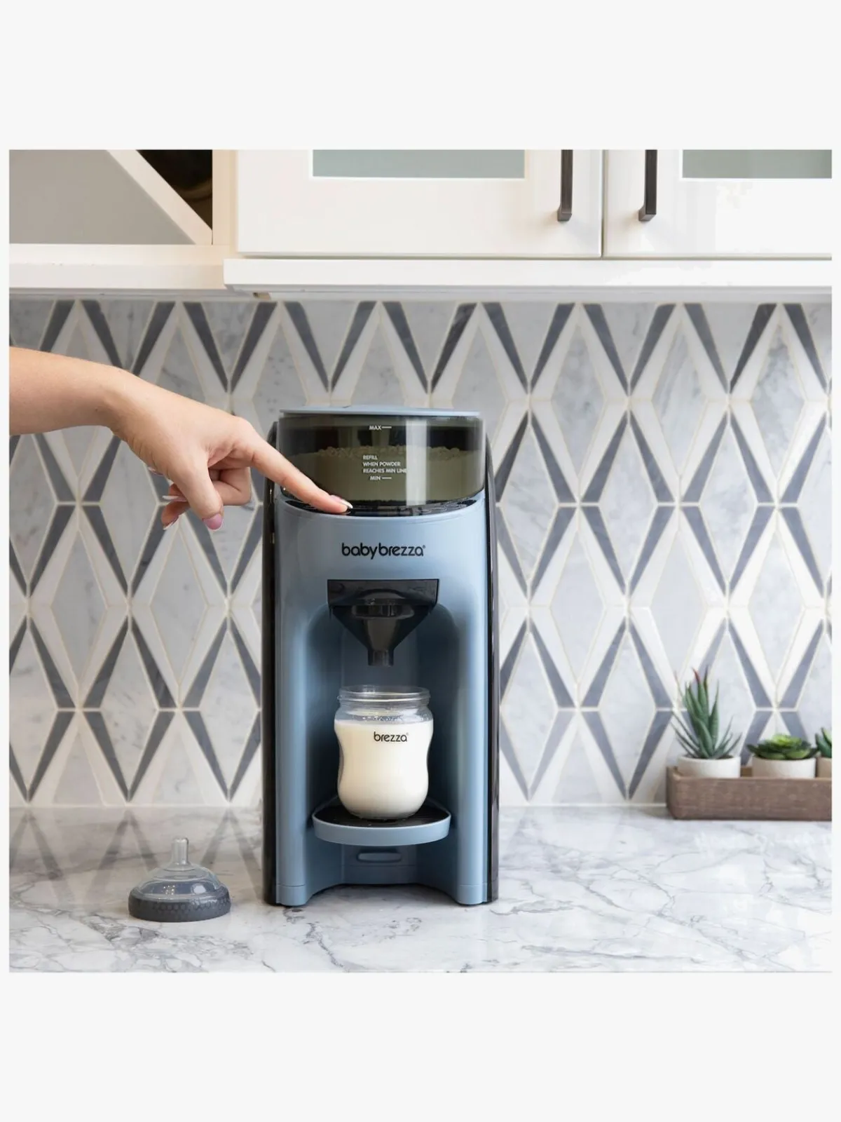 BabyBrezza Baby Brezza Formula Pro Advanced Modermælkserstatnings- og Vællingemaskine, Slate