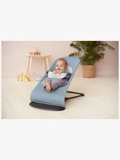 BABYBJORN BabyBjörn Balance Soft Skråstol Woven Jersey, Blå/Grå