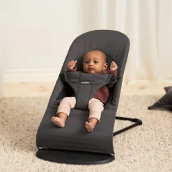 BABYBJORN BabyBjörn Balance Soft Skråstol Woven/Jersey, Mørkegrå