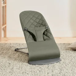 BABYBJORN BabyBjörn Bliss Skråstol Woven Classic Quilt, Mørkegrøn