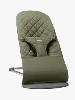 BABYBJORN BabyBjörn Bliss Skråstol Woven Classic Quilt, Mørkegrøn