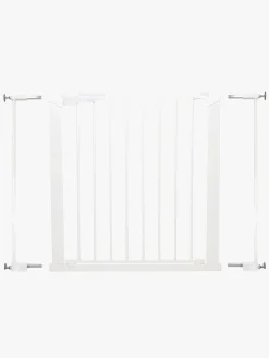 BabyDan Sikkerhed*Sikkerhedsgitter Premier m. 2 Forlængere, Hvid