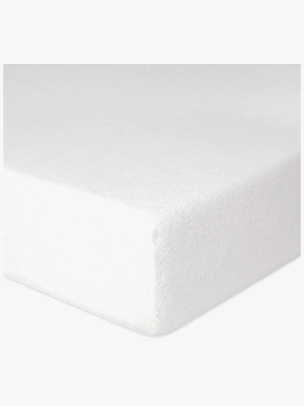 BabyMatex Sengetøj*Classic Frotté Stræklagen til Juniorseng 70x140 cm, Hvid