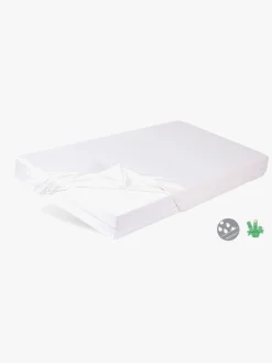 BabyMatex Sengetøj*Hygienic Bamboo Vandtæt Stræklagen til Juniorseng 80 x 160 cm, Hvid