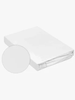 BabyMatex Sengetøj*Hygienic Bamboo Vandtæt Stræklagen til Juniorseng 80 x 160 cm, Hvid